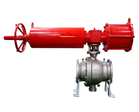 Cast Steel Trunnion Ball Valve